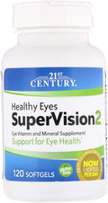 21st Century Healthy Eyes SuperVision2 Softgels, 120 Count (Paquete de 2)
