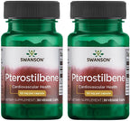 Swanson Pterostilbene 5 mg, 30 Cápsulas Veganas