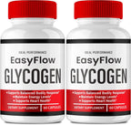 Easy Flow Glycogen Support Capsules - Fórmula Oficial - 2 Envases
