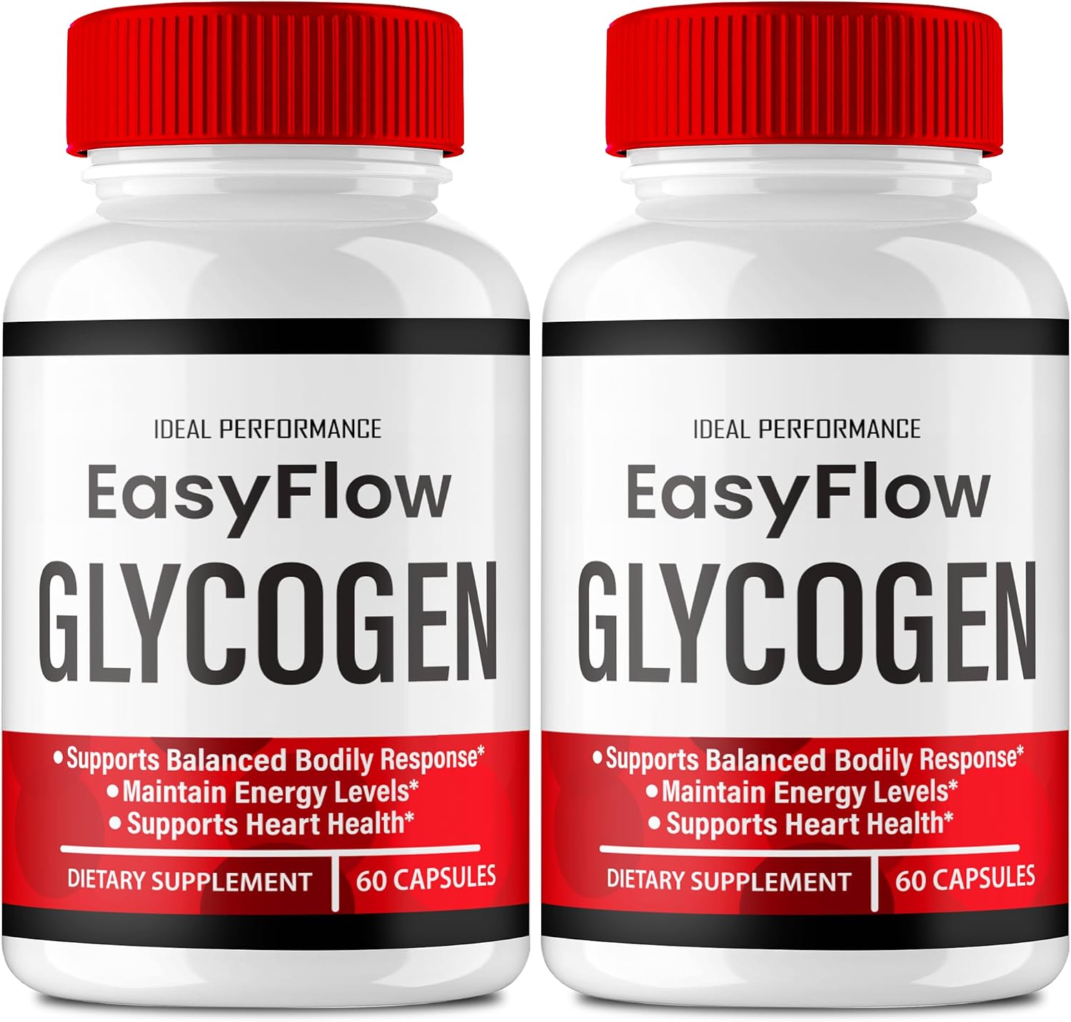 Easy Flow Glycogen Support Capsules - Fórmula Oficial - 2 Envases