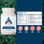 Ayush Multi - Multivitamínico Completo con Yodo y Zinc para Hombres y Mujeres - 90 Cápsulas
