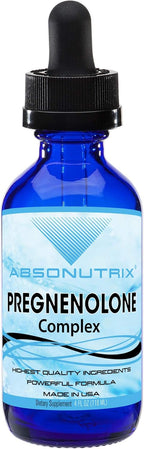 Suplemento de Pregnenolona 100mg, 118ml (4 oz), Líquido de Alta Absorción - Absonutrix