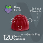 Viteey Vitamin B6 Gummies - 120 Gominolas con 100mg de Vitamina B6 - Energía, Sistema Nervioso y Estado de Ánimo - Vegano, Sin Gluten