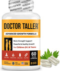 NuBest Doctor Taller - Suplemento para la Salud Ósea con Calcio, Vitamina D3 y K2 para Niños (8+) - 60 Cápsulas Veganas