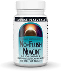 Source Naturals Niacina sin Rubor, Vitamina B3 - 500 mg - 60 Tabletas Vegetarianas