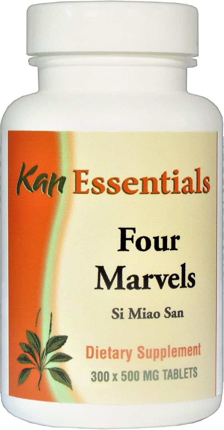 Kan Herb Company Four Marvels – Mezcla herbal china tradicional para perros y gatos, 1 fl oz