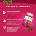 Fertility Gummies para Mujeres – Gominolas de Inositol con Myo-Inositol, Ácido Fólico y Vitex – Sabor Melocotón – 60 Unidades