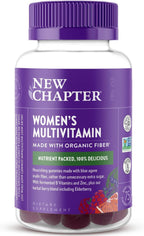 New Chapter Multivitamínico Mujer Gomitas - 59% Menos Azúcar, con Vitamina C, D3 y Zinc, 75 unidades