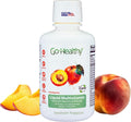 Go Healthy Complete Liquid Multivitamin | Vegan | 32 Doses | Mango and Peach Flavor