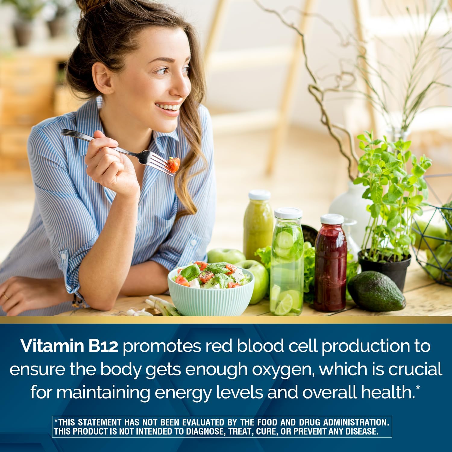 Nature's Wonder Vitamina B12 1000 mcg - Comprimidos de Liberación Prolongada (150 Comprimidos)