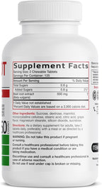 Bronson Beet Root Chewables, Sabor Uva - Extra Strength, 250 Comprimidos Masticables