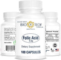 Bio-Tech Pharmacal Ácido Fólico (5 mg), 100 Cápsulas