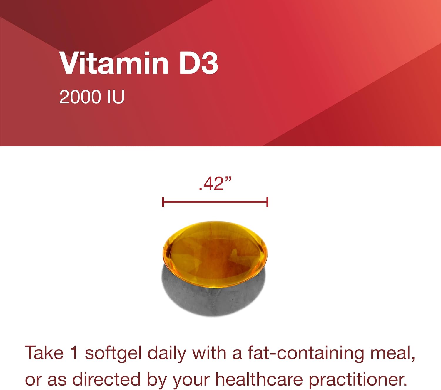 PROTOCOL FOR LIFE BALANCE Vitamina D3 2,000 UI – 120 Cápsulas Blandas