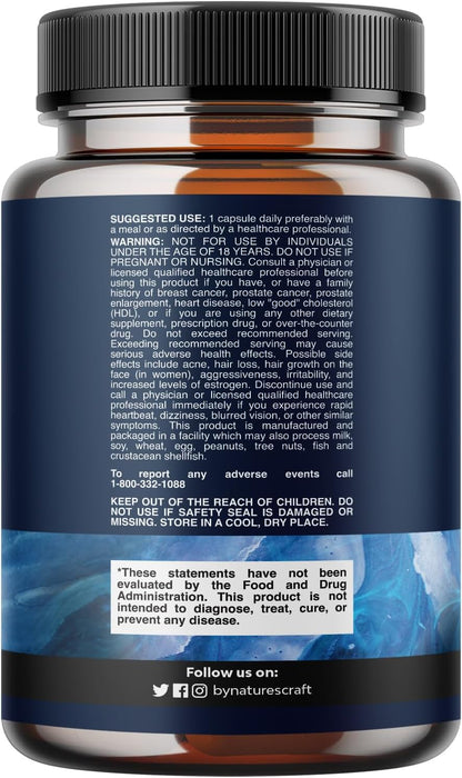 Natures Craft DHEA 25 mg - Suplemento para el Equilibrio Hormonal, Ánimo y Energía - 60 Cápsulas – Image 9