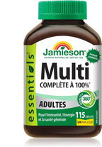 Jamieson 100% Complete Multivitamin for Adults - Multivitamínico Completo para Adultos