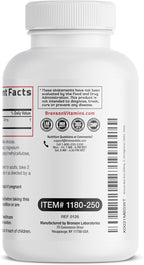 Bronson Beet Root Extra Strength, 250 Comprimidos Vegetarianos