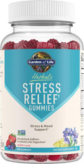 Garden of Life Herbals Gominolas Anti-estrés con Rodiola y Azafrán, 30 uds.