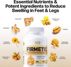 Firmetic – Pastillas de Agua Naturales para Piernas, Tobillos y Pies Hinchados