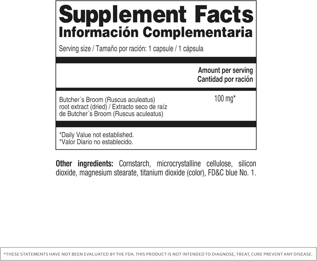 Contravaris - Suplemento para la circulación y salud venosa con Ruscus Aculeatus (60 cápsulas)