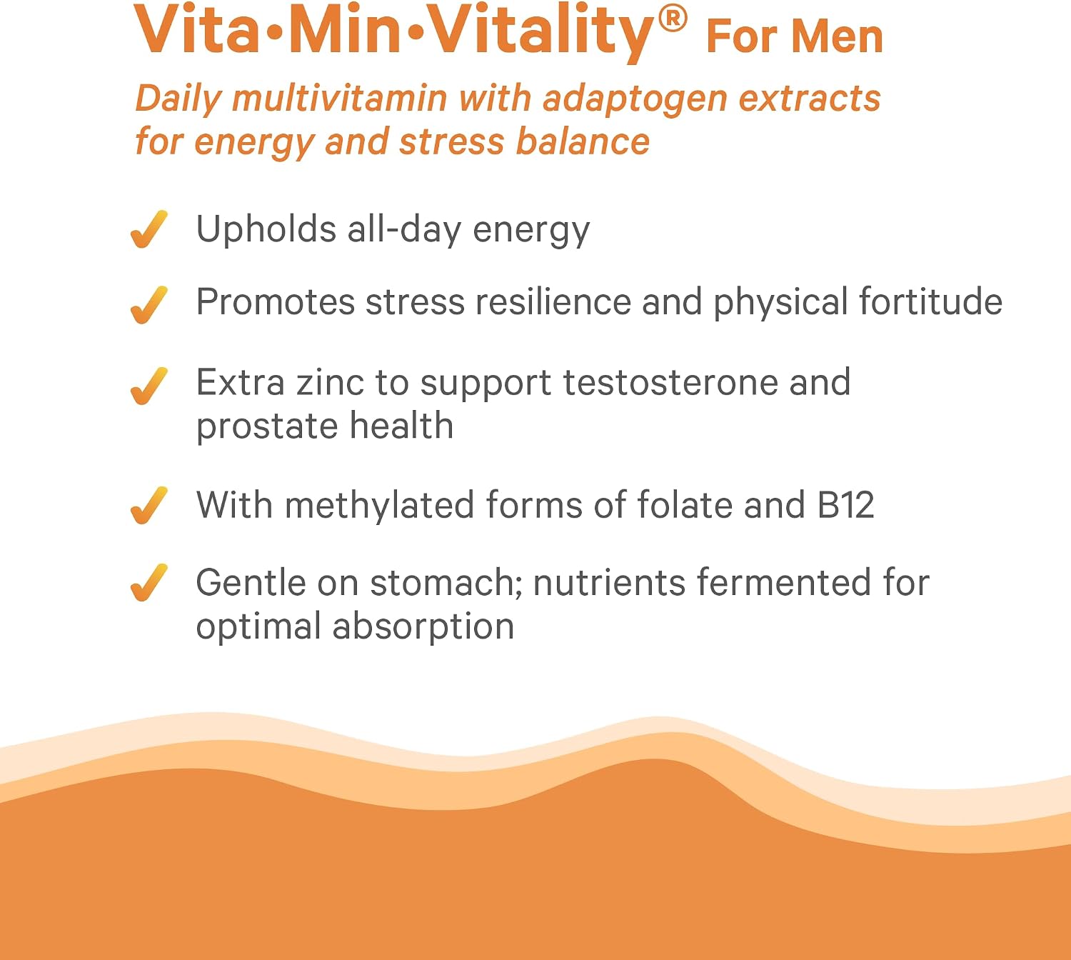 Vita·Min·Vitality Multivitamínico Natural para Hombres (60 Comprimidos)