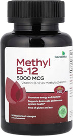Futurebiotics Metil B-12 5000 mcg - 90 Comprimidos Vegetarianos Sabor Cereza