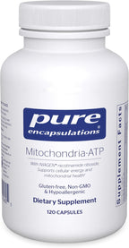 Pure Encapsulations Mitochondria-ATP - Apoyo Mitocondrial - Producción de ATP* - con Vitamina C, Vitamina E y Tiamina - Apoyo Antioxidante - 120 Cápsulas
