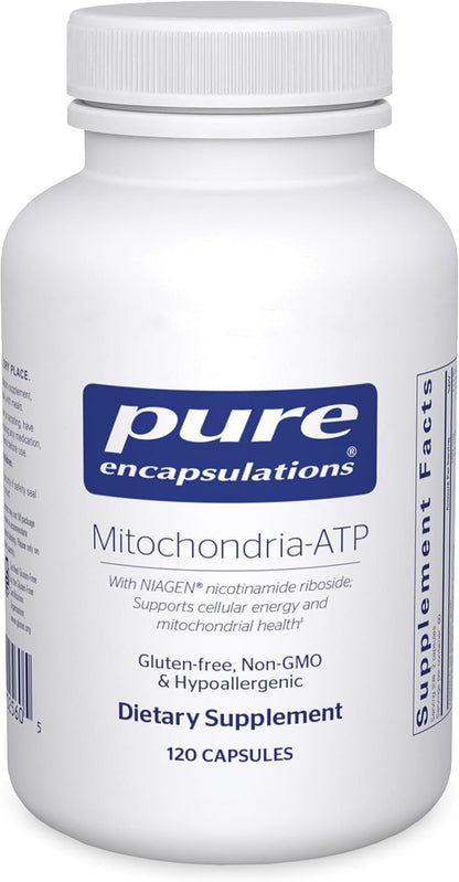 Pure Encapsulations Mitochondria-ATP - Apoyo – Apoyo a la producción de ATP: Nutrientes como el magnesio y la – Image 1