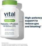 Hyperbiotics Vital Nutrients Prebiótico y Probiótico para Mujeres y Hombres | 60 mil millones UFC | Salud Digestiva | 60 Cápsulas Veganas