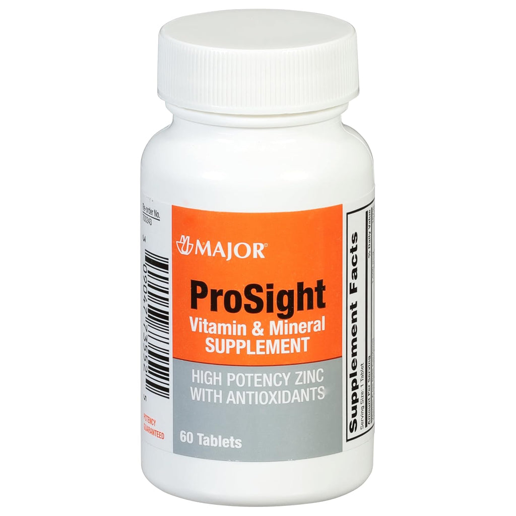 Major ProSight Multivitamínico y Mineral con Zinc de Alta Potencia - 60 Comprimidos