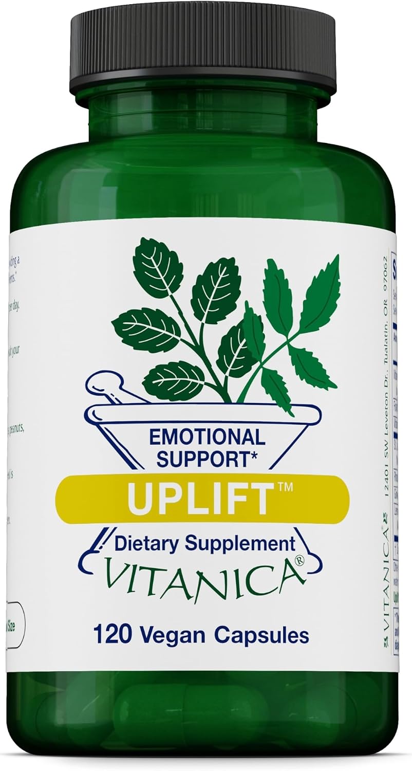 Vitanica Uplift - Apoyo para el Estado de Ánimo y Emocional - 60 Cápsulas Veganas