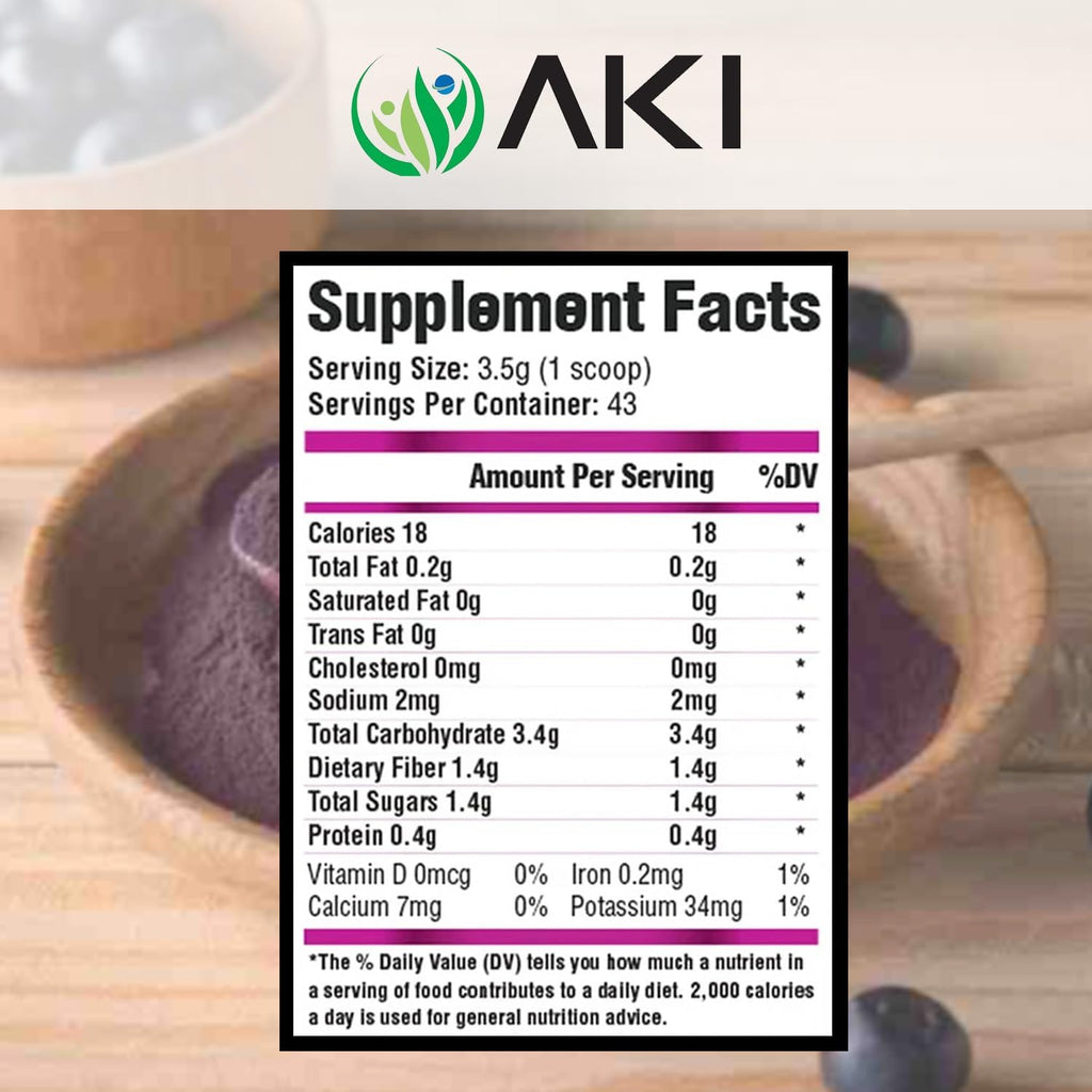 AKI Acai Powder - Polvo de Acai (150g)