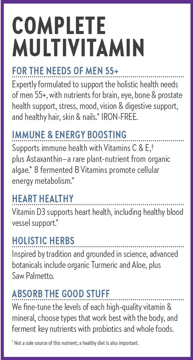 New Chapter One Daily Multivitamínico para Hombres 55+ (96 Comprimidos)