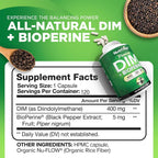 Nutrivein Premium DIM 400 mg con Bioperina - 120 Cápsulas
