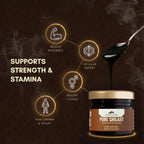 Rasayanam Shilajit Resina Pura del Himalaya (20g) - 80+ Minerales y 75% Ácido Fúlvico