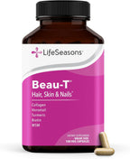 LifeSeasons Beau-T - Suplemento para Cabello, Uñas y Piel con Biotina y Colágeno - 90 Cápsulas