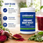 LifeSource Vitamins Polvo de Remolacha Orgánico - 284 g (10 oz)