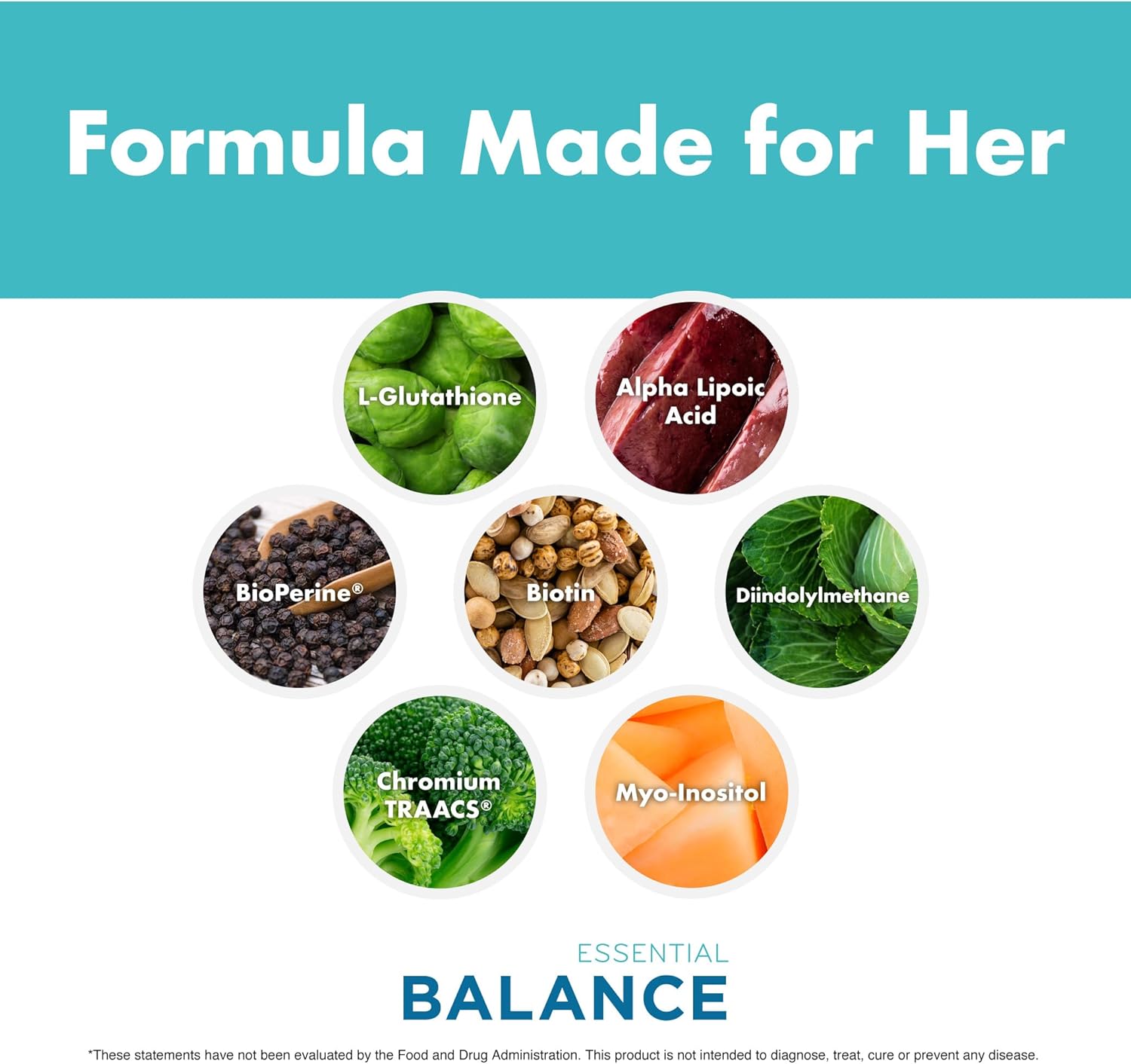 Essential Balance Apoyo Hormonal y Multivitamínico para Mujeres - Foxy Fit (30 Dosis)