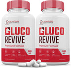 Gluco Revive 688mg – Suplemento de Hierbas y Vitaminas, 120 Cápsulas (2 Envases)