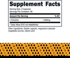Primal L-Citrullina Cápsulas (180 Cápsulas, 1500 mg por Porción)