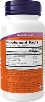 NOW Foods DIM 200 con D-Glucarato de Calcio, 90 Cápsulas Vegetales