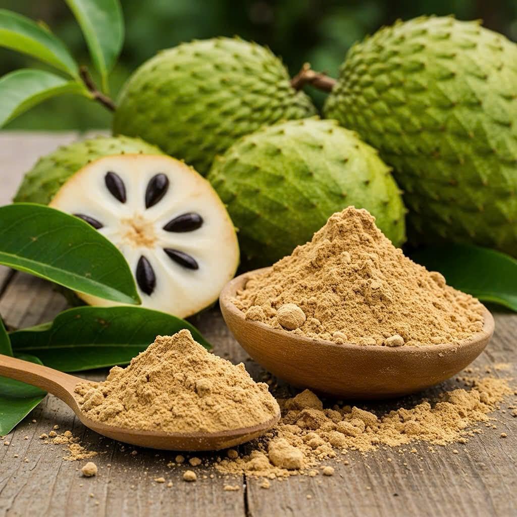 Nutrigins Polvo de Guanábana (Soursop) 4oz | Graviola Pura en Polvo | Annona Muricata Natural