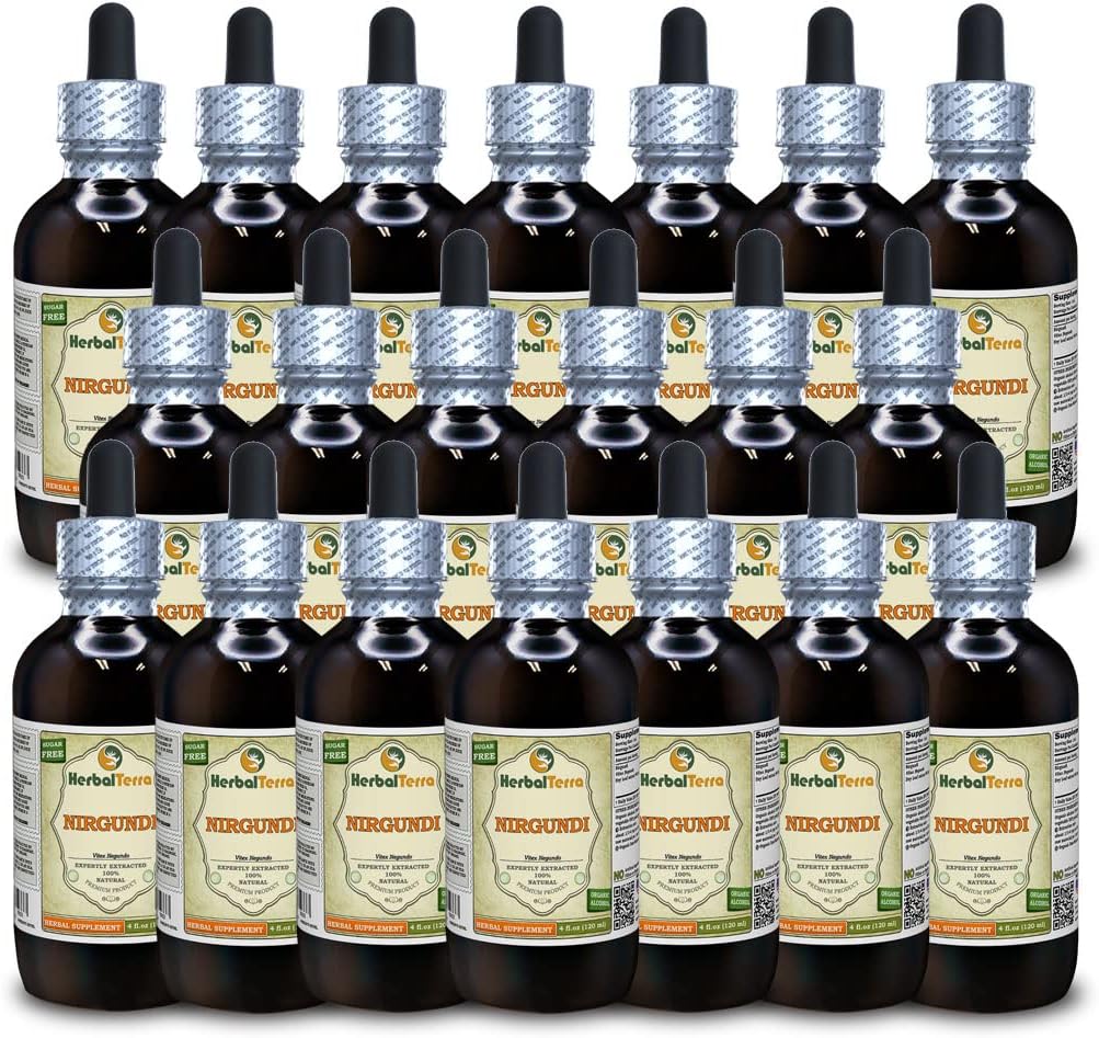 Nirgundi (Vitex Negundo) Extracto Líquido de Hojas Secas - 2x60 ml
