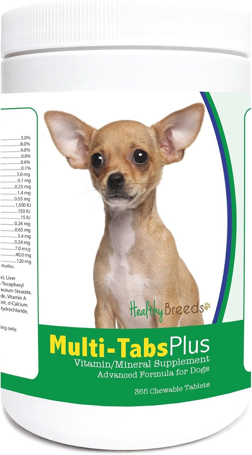 Healthy Breeds Chihuahua Multi-Tabs Plus Comprimidos Masticables 365 Unidades