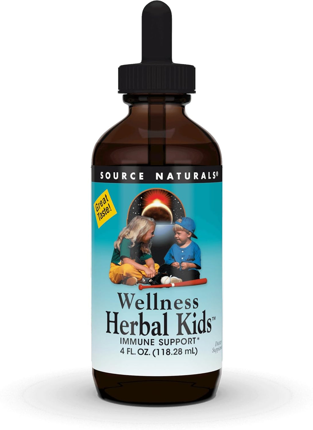 Source Naturals Wellness Herbal Kids Fórmula Líquida – Apoyo Inmunitario – 118 ml
