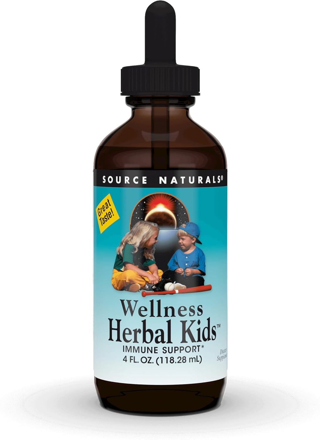 Source Naturals Wellness Herbal Kids Fórmula Líquida – Apoyo Inmunitario – 118 ml