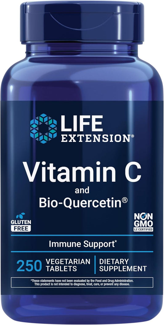 Life Extension Vitamina C y Bio-Quercetin® - 250 Comprimidos