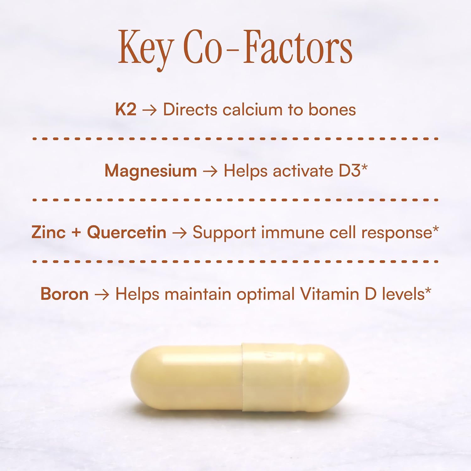 Purity Products Advanced D - Vitamina D3, K2, Zinc, Magnesio, Boro y Taurina - 60 Cápsulas Vegetarianas