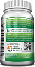 GreeNatr Moringa Oleifera Extracto Puro 1000 mg - 180 Cápsulas Vegetales (3 Frascos)