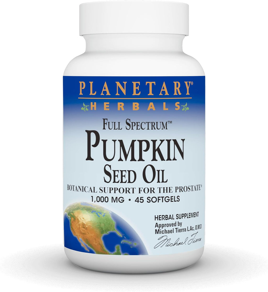 Planetary Formulations - Pumpkin Seed Oil, 45 Softgels