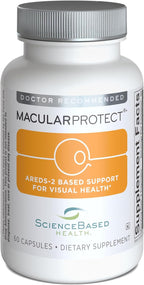 ScienceBased Health MacularProtect AREDS 2 Formula – Eye Health Supplement with Lutein, Zeaxanthin, and B Vitamins – 60 Capsules